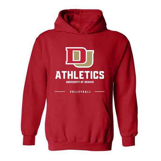 DU - NCAA Women's Volleyball : Abby Conklin - Classic Shersey Hooded Sweatshirt-0