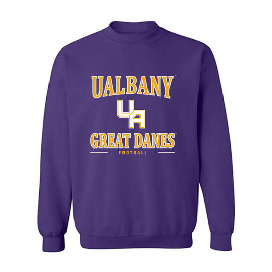 Albany - NCAA Football : Keon Kenner - Classic Shersey Crewneck Sweatshirt-0