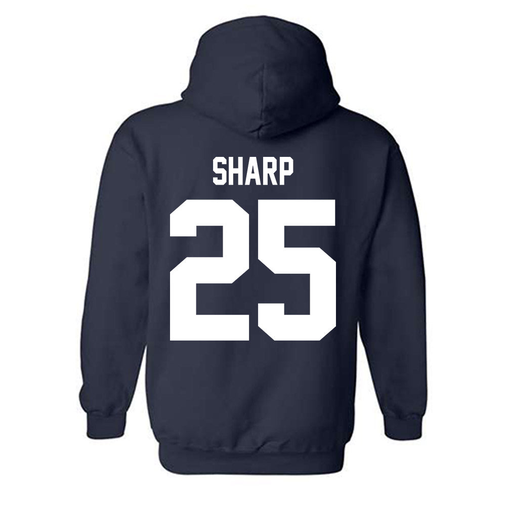 Howard - NCAA Men's Soccer : Xavier Sharp - Classic Shersey Hooded Sweatshirt-1