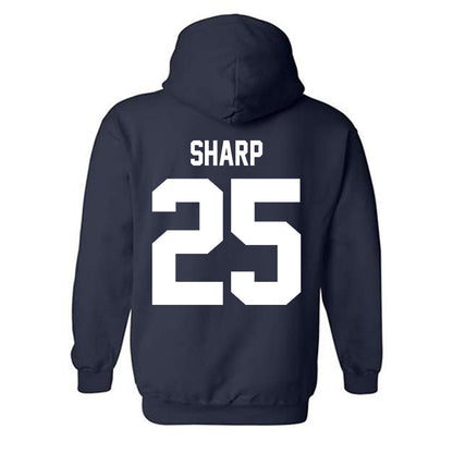 Howard - NCAA Men's Soccer : Xavier Sharp - Classic Shersey Hooded Sweatshirt-1