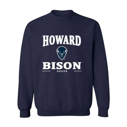 Howard - NCAA Men's Soccer : Louis Perkins - Classic Shersey Crewneck Sweatshirt-0