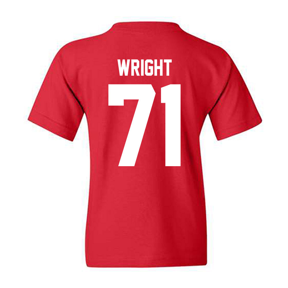 SMU - NCAA Football : Max Wright - Youth T-Shirt-1