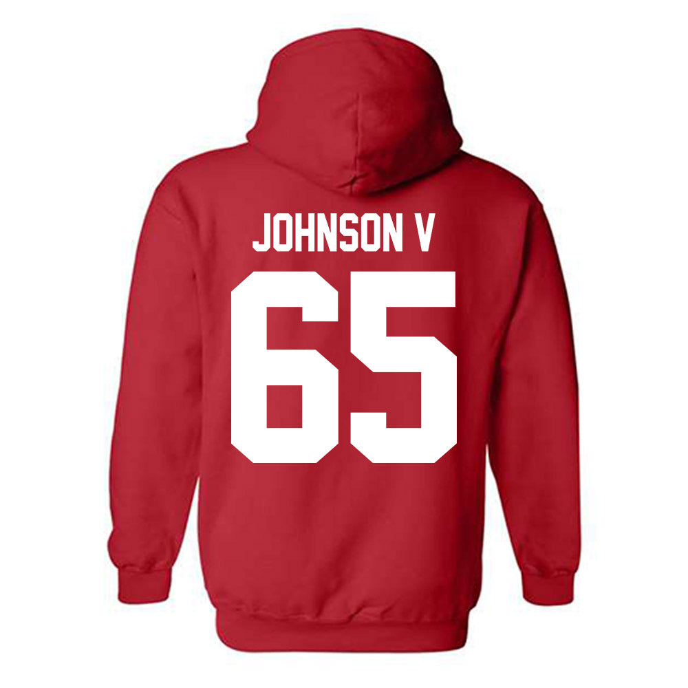 SMU - NCAA Football : Bennett Johnson V - Hooded Sweatshirt-1