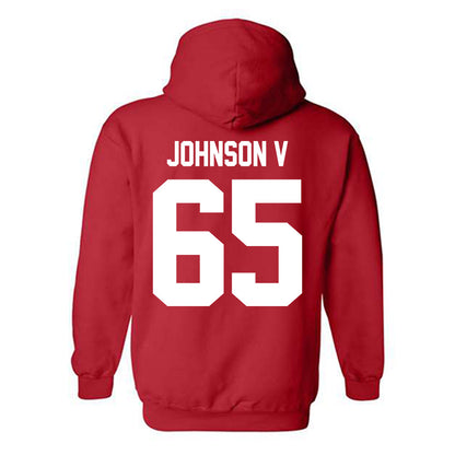 SMU - NCAA Football : Bennett Johnson V - Hooded Sweatshirt-1