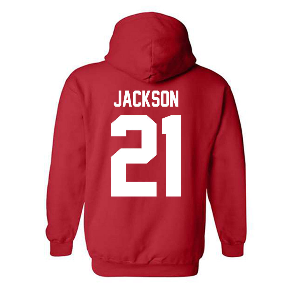 SMU - NCAA Women's Basketball : Kaylin Jackson - Hooded Sweatshirt-1