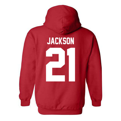 SMU - NCAA Women's Basketball : Kaylin Jackson - Hooded Sweatshirt-1