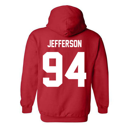 SMU - NCAA Football : Jonathan Jefferson - Hooded Sweatshirt-1