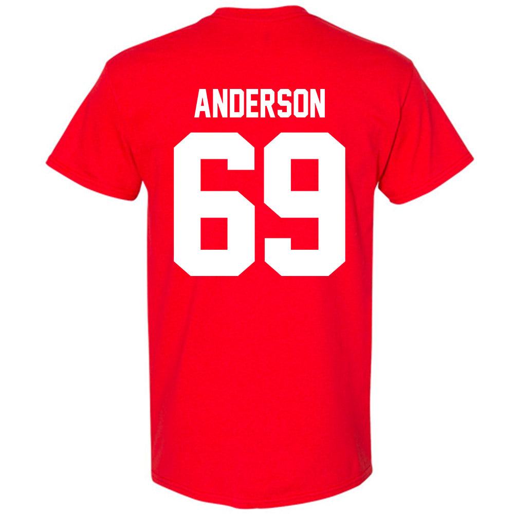 SMU - NCAA Football : Nate Anderson - T-Shirt-1