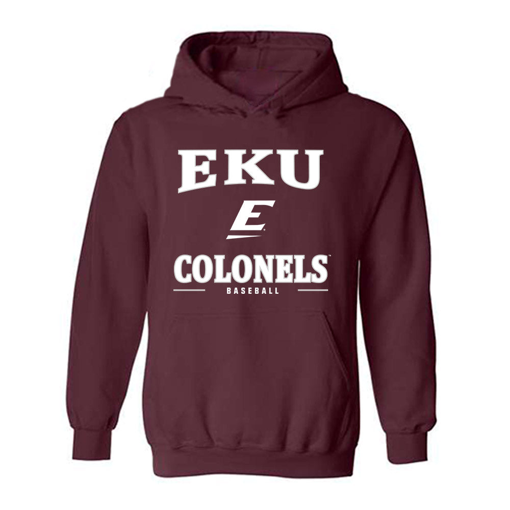 EKU - NCAA Baseball : Jackson Cauthron - Classic Shersey Hooded Sweatshirt-0