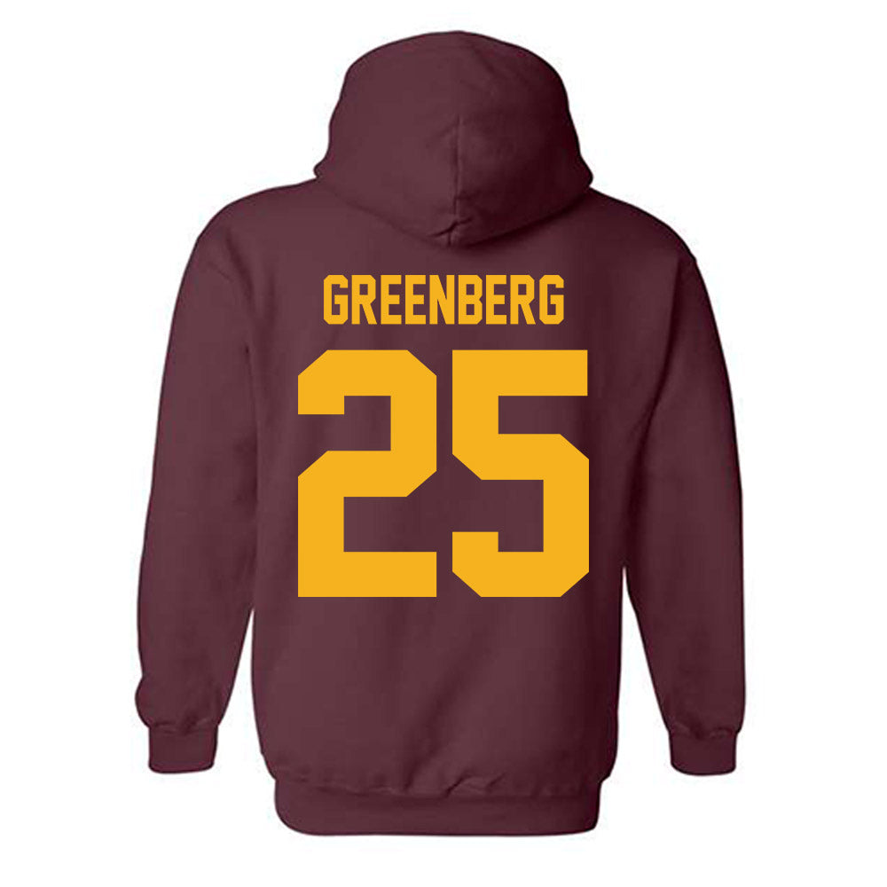 Winthrop - NCAA Baseball : Zach Greenberg - Classic Shersey Hooded Sweatshirt-1
