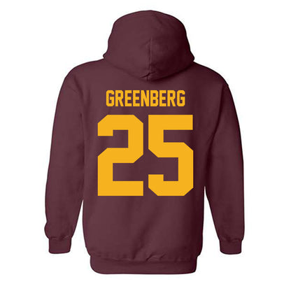 Winthrop - NCAA Baseball : Zach Greenberg - Classic Shersey Hooded Sweatshirt-1