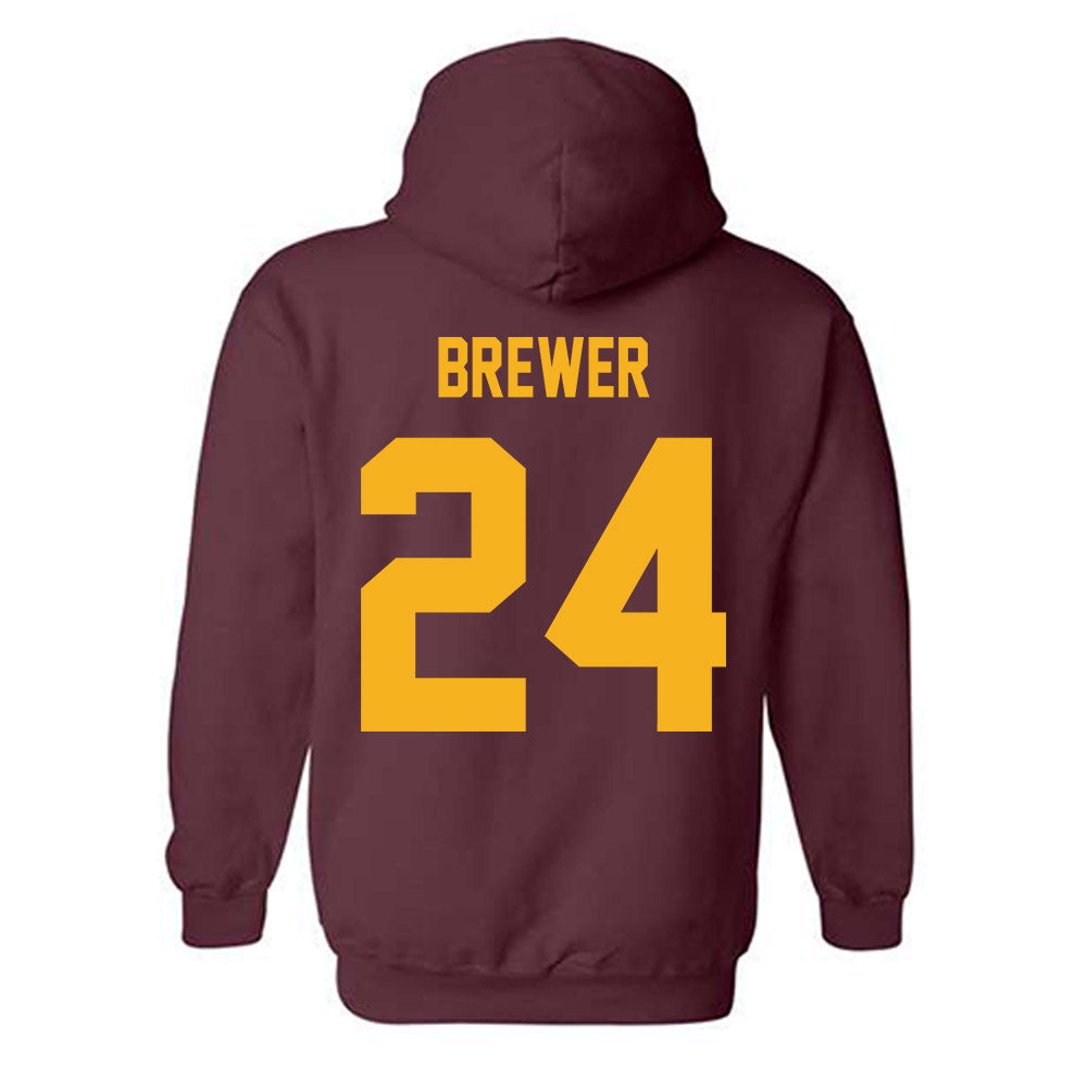 Winthrop - NCAA Women's Soccer : Elle Brewer - Classic Shersey Hooded Sweatshirt-1