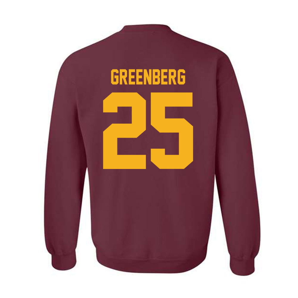 Winthrop - NCAA Baseball : Zach Greenberg - Classic Shersey Crewneck Sweatshirt-1