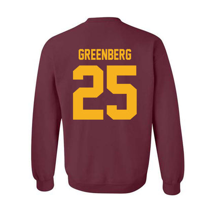 Winthrop - NCAA Baseball : Zach Greenberg - Classic Shersey Crewneck Sweatshirt-1