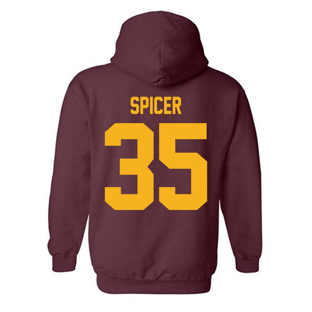 Winthrop - NCAA Women's Lacrosse : Janie Spicer - Classic Shersey Hooded Sweatshirt-1