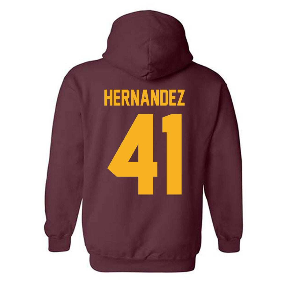 Winthrop - NCAA Baseball : Jaylen Hernandez - Classic Shersey Hooded Sweatshirt-1