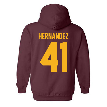 Winthrop - NCAA Baseball : Jaylen Hernandez - Classic Shersey Hooded Sweatshirt-1