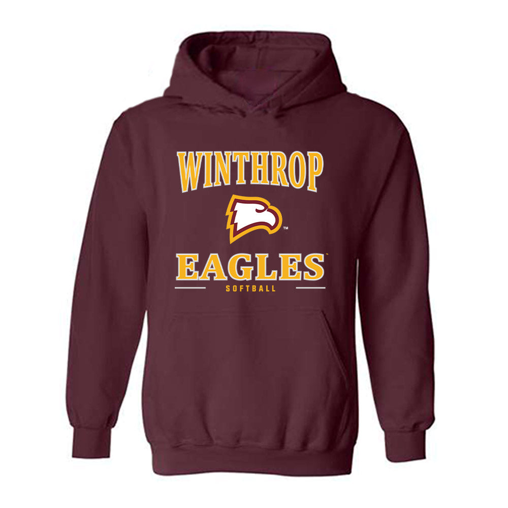 Winthrop - NCAA Softball : Kaylee Hannon - Classic Shersey Hooded Sweatshirt-0
