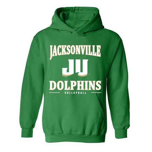 Jacksonville - NCAA Women's Volleyball : Elle Kennedy - Hooded Sweatshirt-0