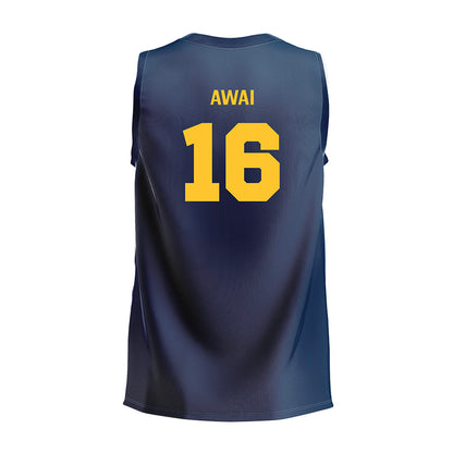 Vanguard - NCAA Men's Volleyball : Poukihi Awai - Navy Volleyball Jersey-1