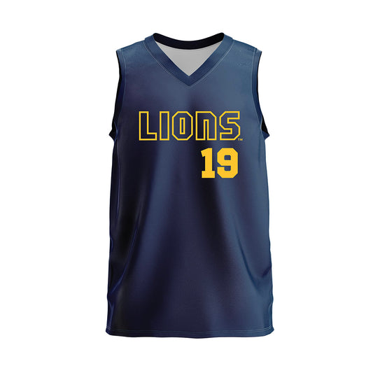 Vanguard - NCAA Men's Volleyball : Julius Warmsley - Navy Volleyball Jersey-0