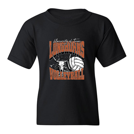Texas - NCAA Women's Volleyball : Rella Binney - Vintage Sports Shersey Youth T-Shirt-0