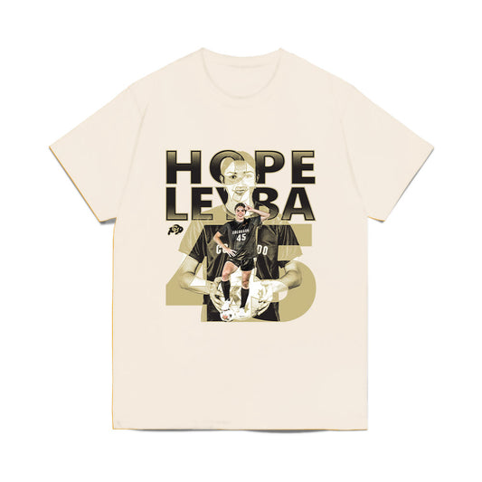 Colorado - NCAA Womens Soccer : Hope Leyba - Collage Comfort Colors T-Shirt-0