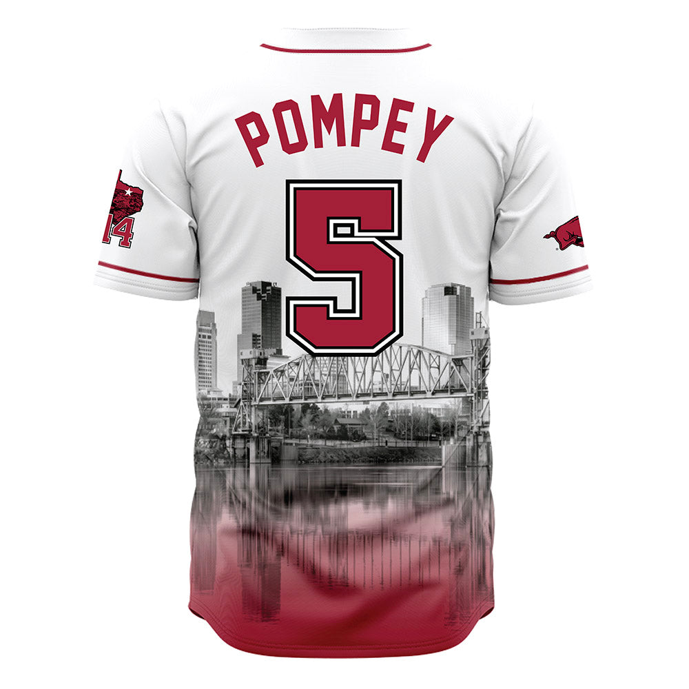 Arkansas - NCAA Baseball : TJ Pompey - Jersey-1