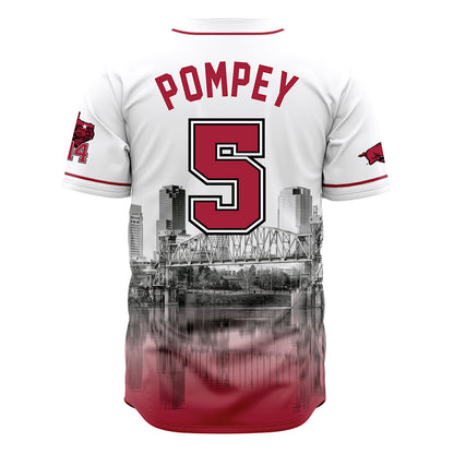 Arkansas - NCAA Baseball : TJ Pompey - Jersey-1