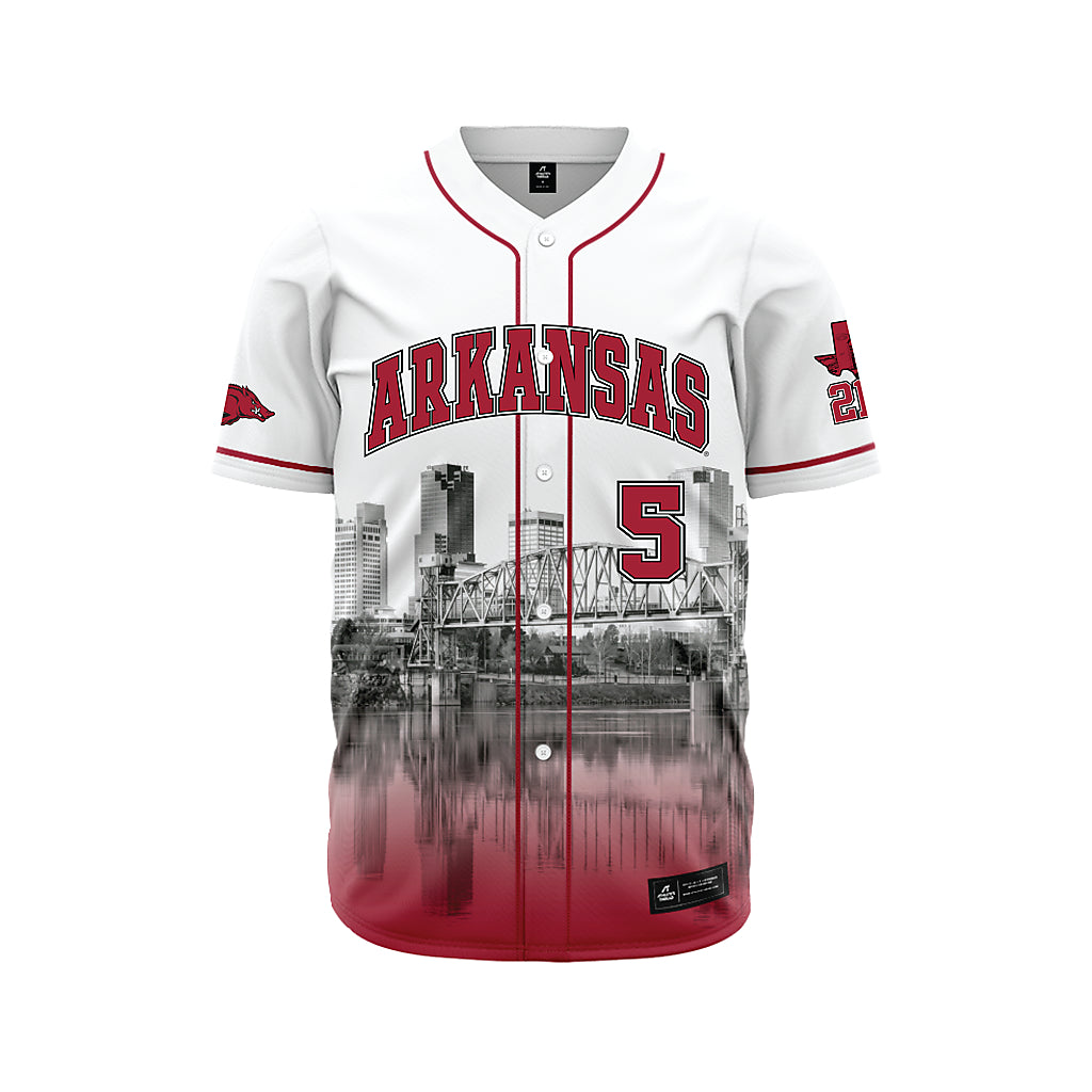 Arkansas - NCAA Baseball : TJ Pompey - Jersey-0