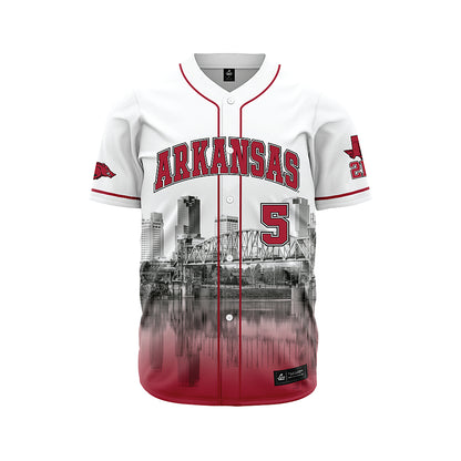 Arkansas - NCAA Baseball : TJ Pompey - Jersey-0