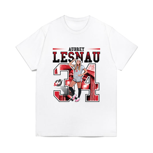 MSUM - NCAA Womens Soccer : Aubrey Lesnau - Collage Comfort Colors T-Shirt-0
