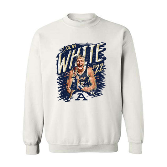 Akron - NCAA Men's Basketball : Colin White - Collage Crewneck Sweatshirt-0