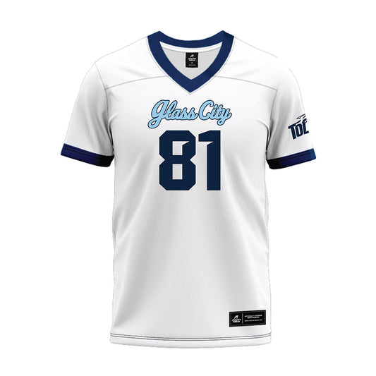 Toledo - NCAA Football : Ethan Malafa - Glass City Premium Football Jersey-0