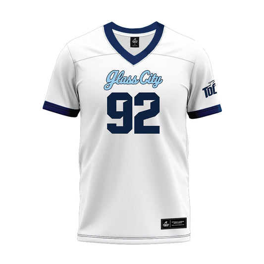 Toledo - NCAA Football : Tommy Huss - Glass City Premium Football Jersey-0