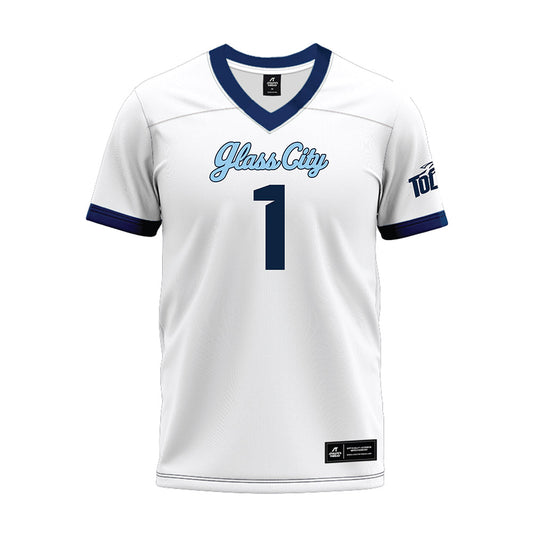 Toledo - NCAA Football : Cam Jones - Glass City Premium Football Jersey-0