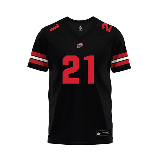 Western Kentucky - NCAA Football : Jaylen Wester - Black Premium Football Jersey-0