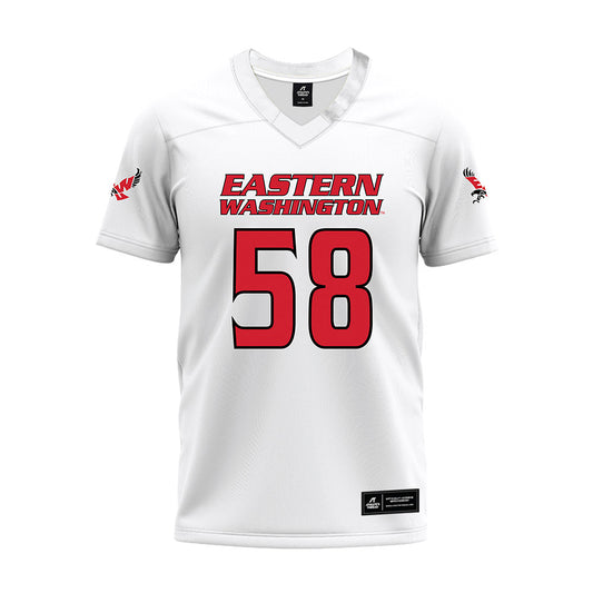 Eastern Washington - NCAA Football : Cole Abarca - White Premium Football Jersey-0