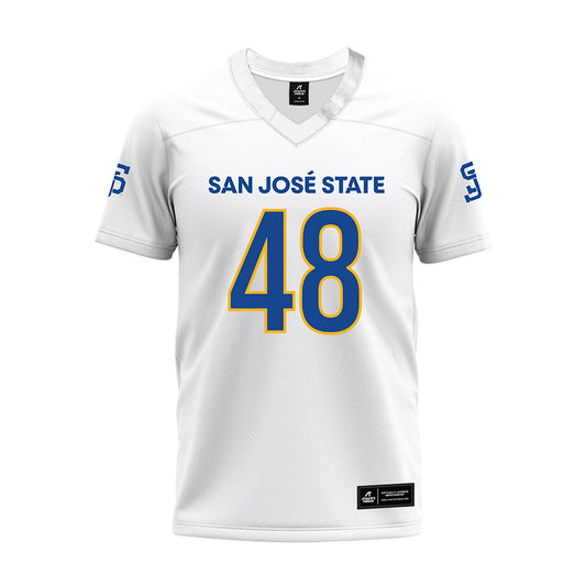 SJSU - NCAA Football : Dejon Roney - White Premium Football Jersey-0