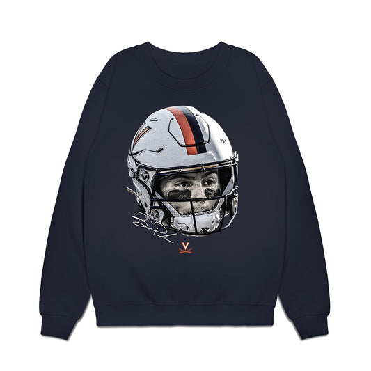 Virginia - NCAA Football : Beau Pribula - Game Face Premium Crewneck Sweatshirt-0