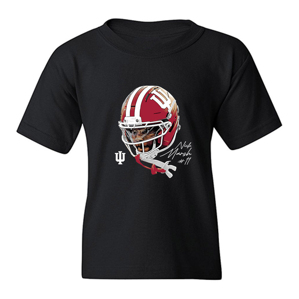 Indiana - NCAA Football : Nick Marsh - Game Face Youth T-Shirt-0