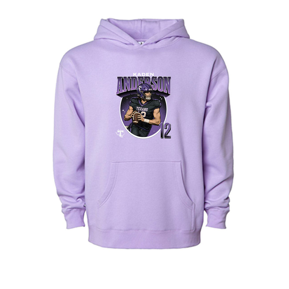 Tarleton State - NCAA Football : Kaden Anderson - Collage Hooded Pullover Sweatshirt-0