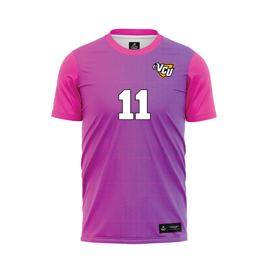 VCU - NCAA Women's Soccer : Ishpreen Marwah - Pink Goal Keeper Soccer Jersey-0