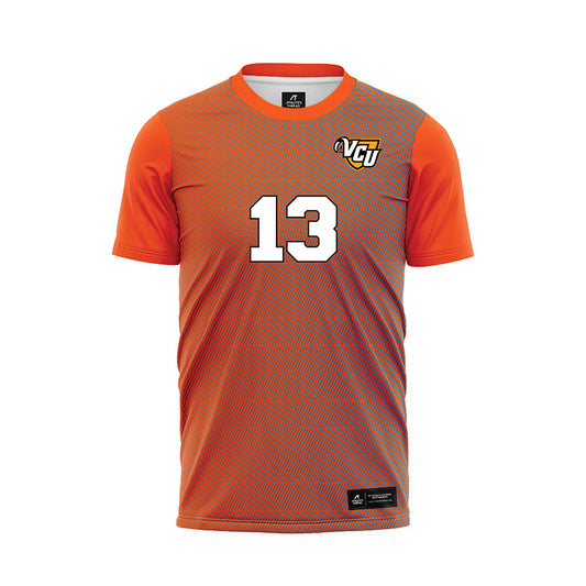VCU - NCAA Women's Soccer : Isabelle Franklin - Orange Soccer Jersey-0