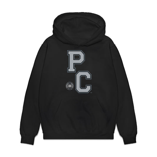 Providence - NCAA Mens Basketball : Paint it Black Premium Hooded Sweatshirt-0