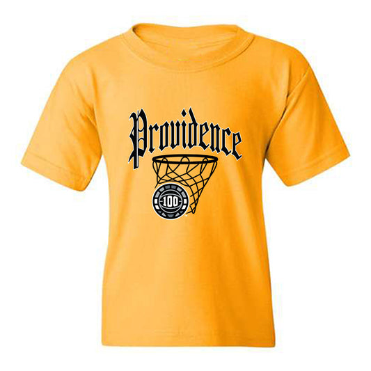 Providence - NCAA Mens Basketball : 80's Goldenrod Youth T-Shirt-0
