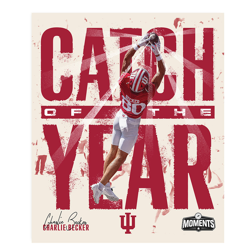 Indiana - NCAA Football : Charlie Becker - Catch of The Year Poster 20x24-0