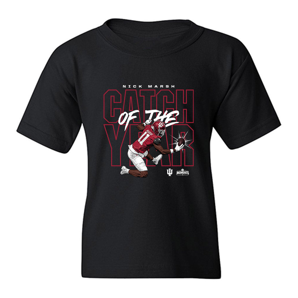Indiana - NCAA Football : Nick Marsh - Catch of The Year Youth T-Shirt-0