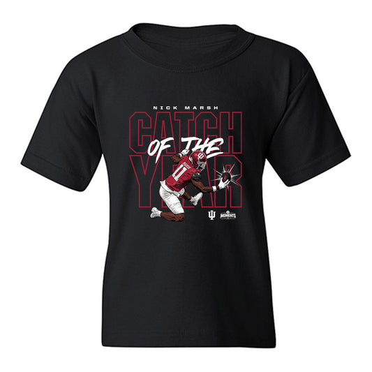 Indiana - NCAA Football : Nick Marsh - Catch of The Year Youth T-Shirt-0