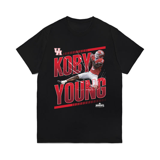 Houston - NCAA Football : Koby Young - Catch of The Year Comfort Colors T-Shirt-0